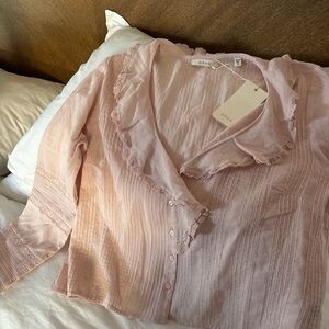 Dôen Huguette Top in Blush NWT